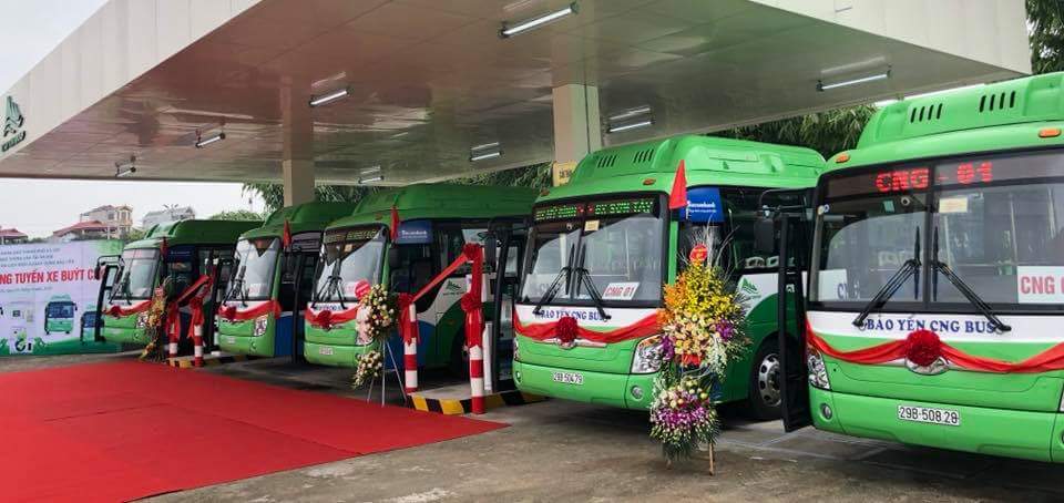 THAI DUONG AUTO - THE FIRST CNG BUS SUPPLIER IN HANOI 1/8/2018