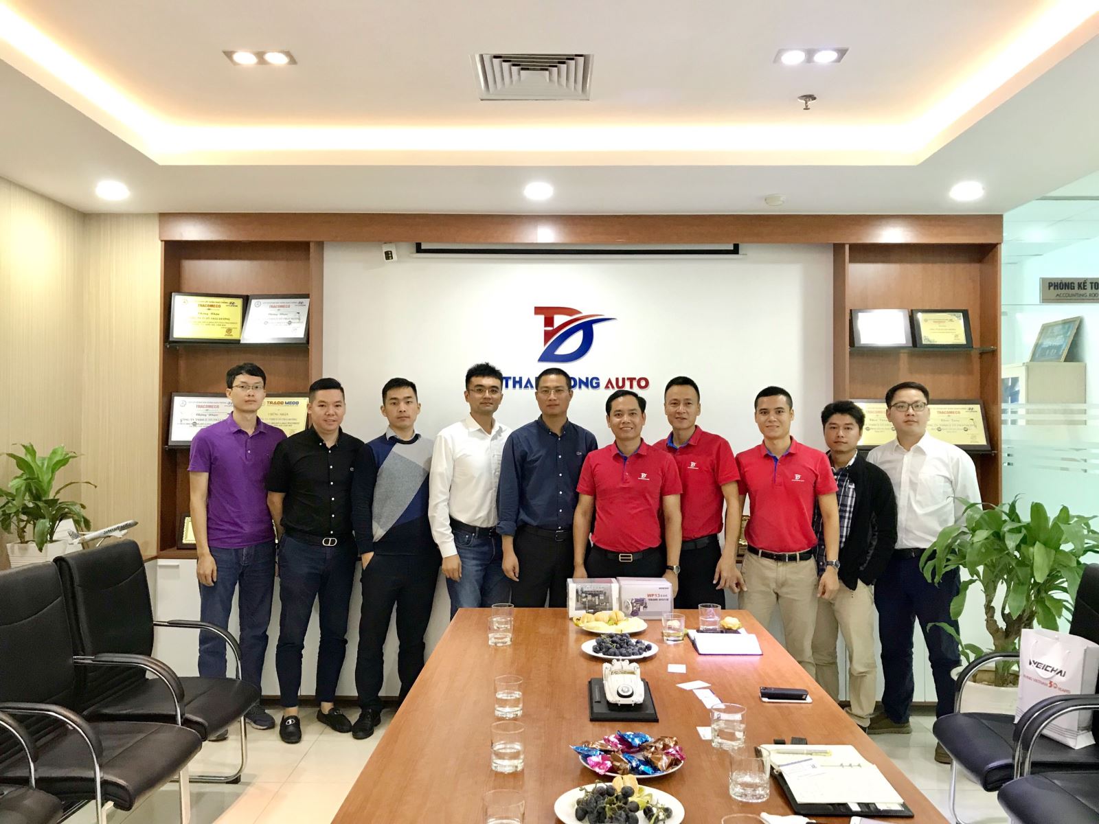 WEICHAI VISITS THAI DUONG OFFICE 18/10/2019