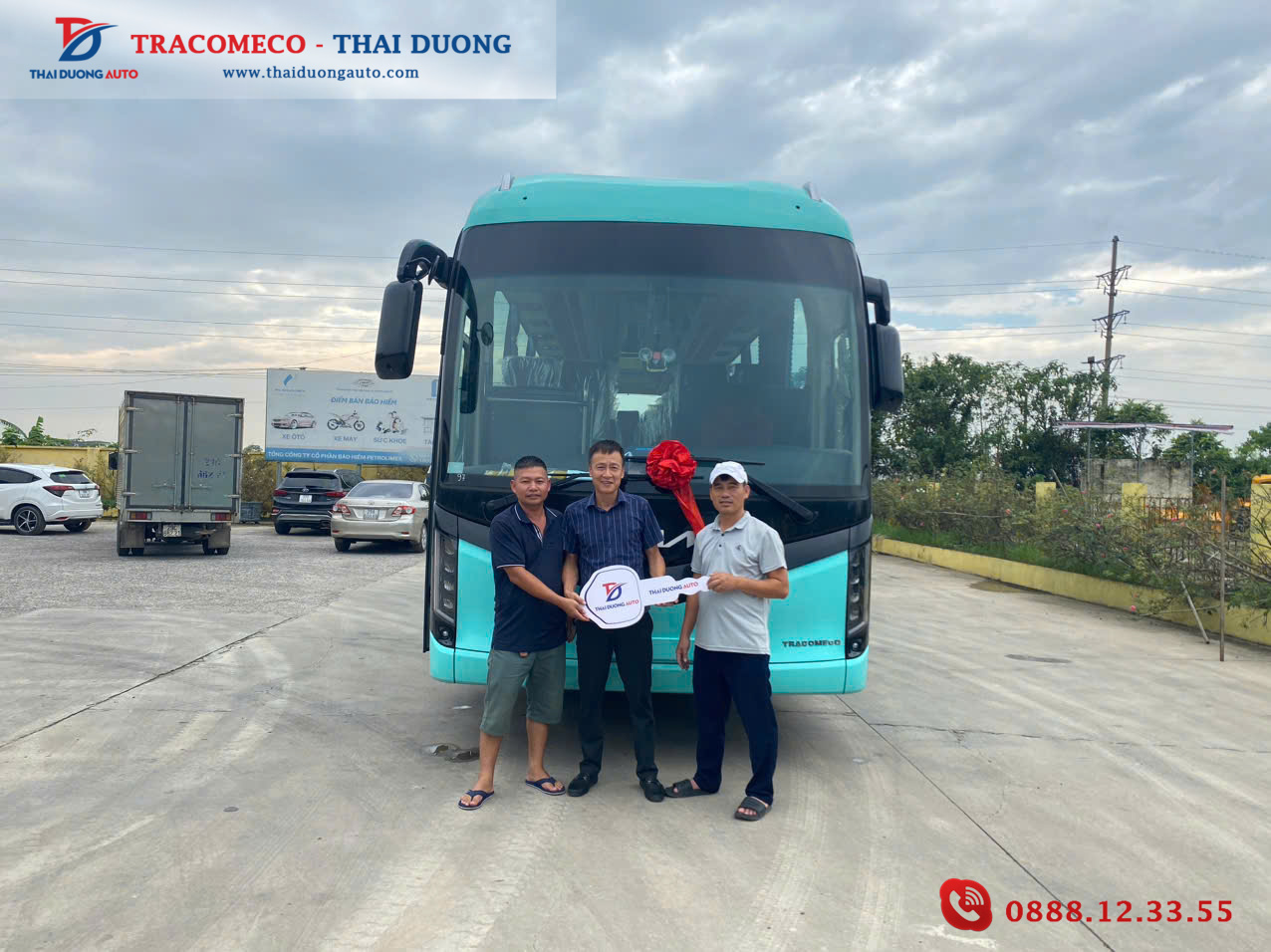 GIAO XE TRACOMECO KIA GRANBIRD VIP NHẤT PHÂN KHÚC CHO DOANH NGHIỆP VẬN TẢI TẠI HÀ NỘI 